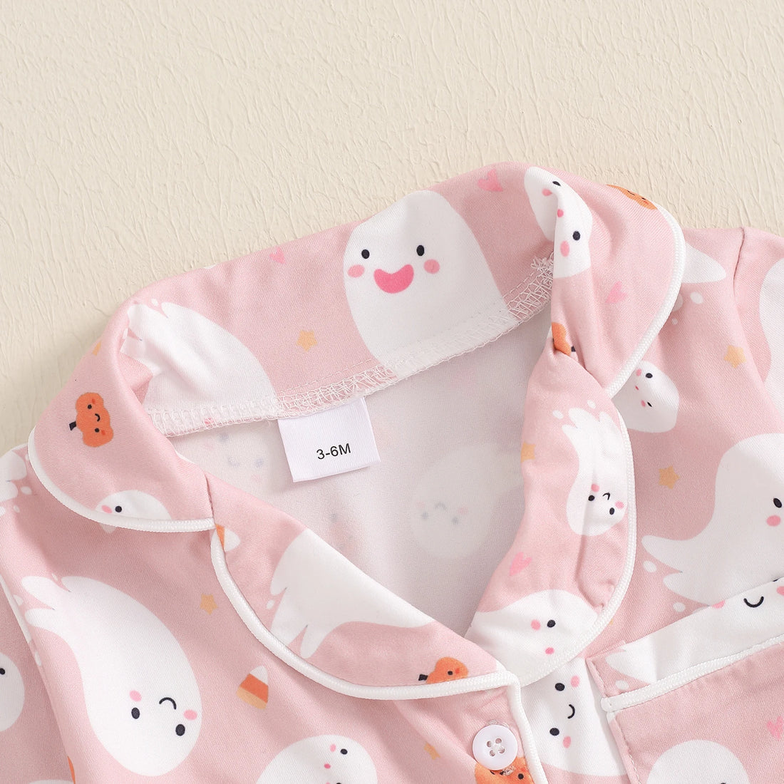 Pyjama Halloween Rose Fantôme