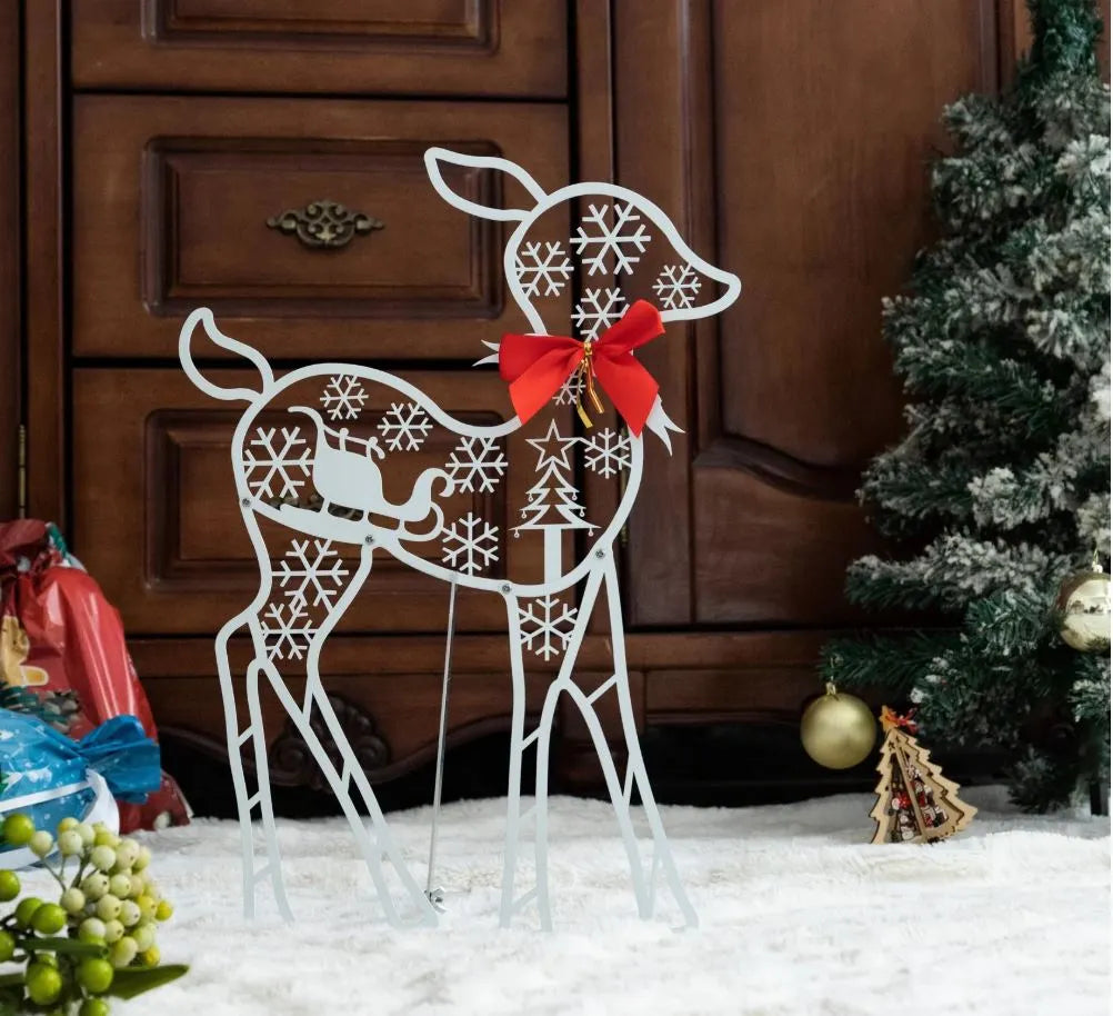 Rennes Lumineux en Métal à Noeud