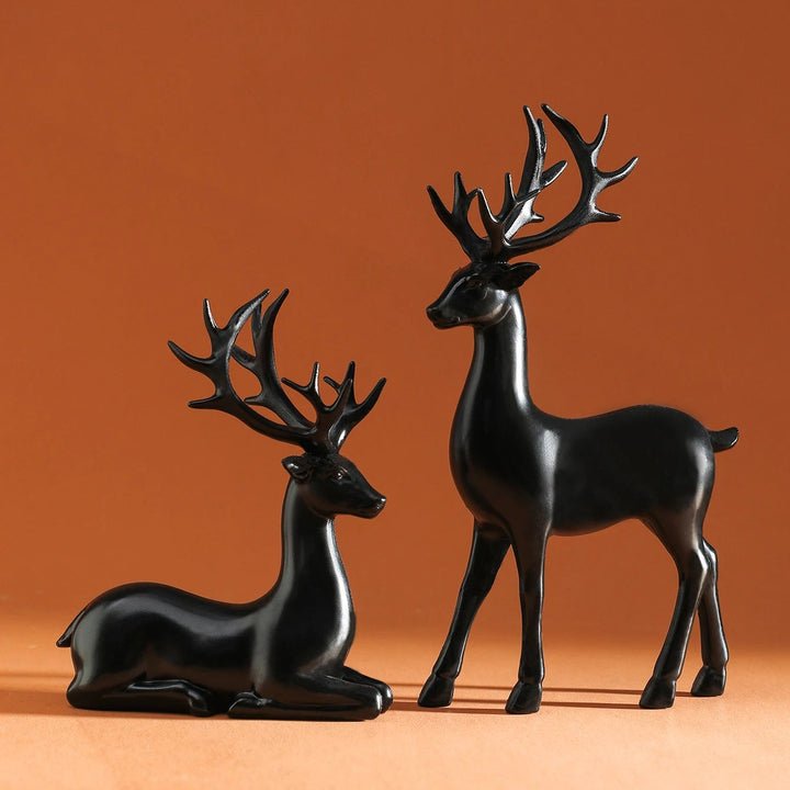 Rennes de Noël Noirs