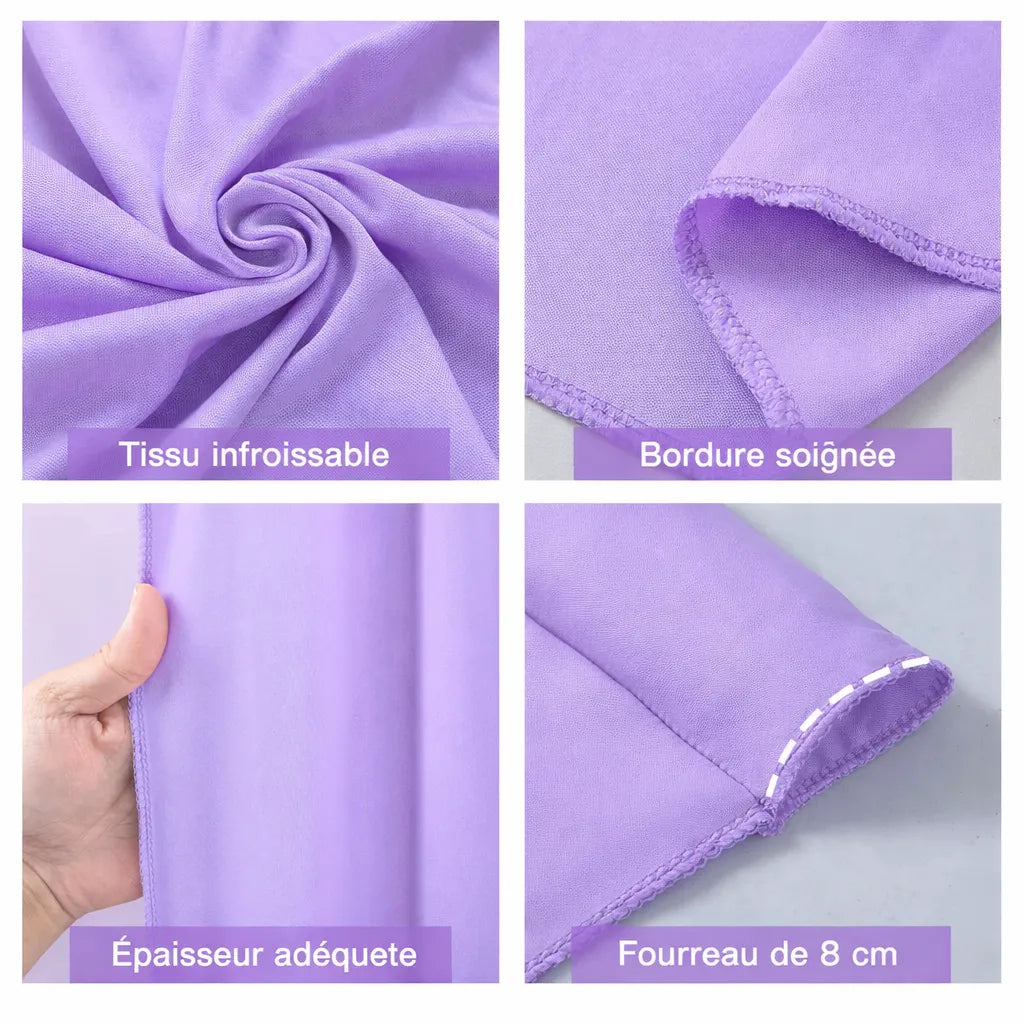 Rideau Arrière-Plan Mariage Violet Unique