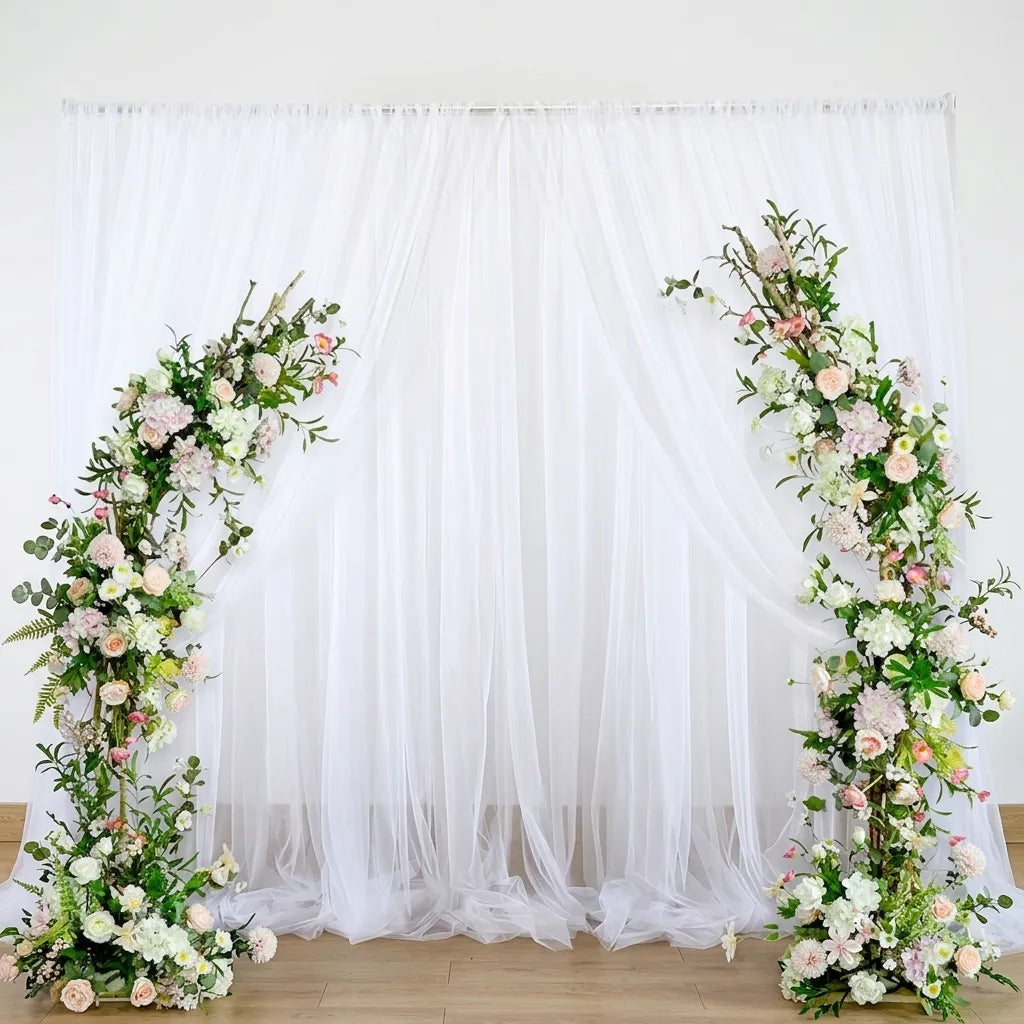 Rideau Blanc Mariage Léger