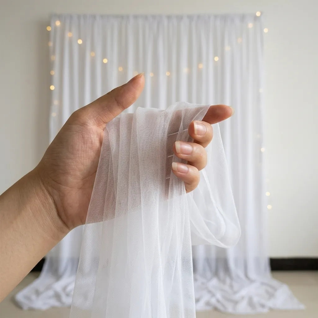 Rideau Décoration Mariage Léger