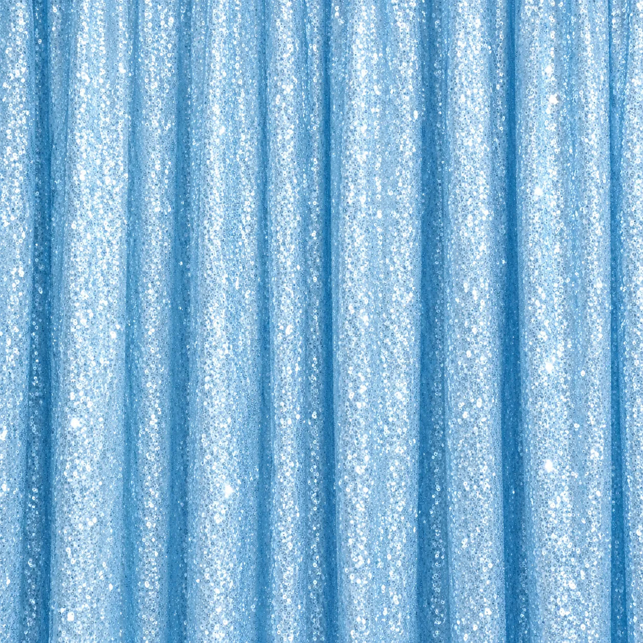 Rideau Mariage Bleu Scintillant brillant