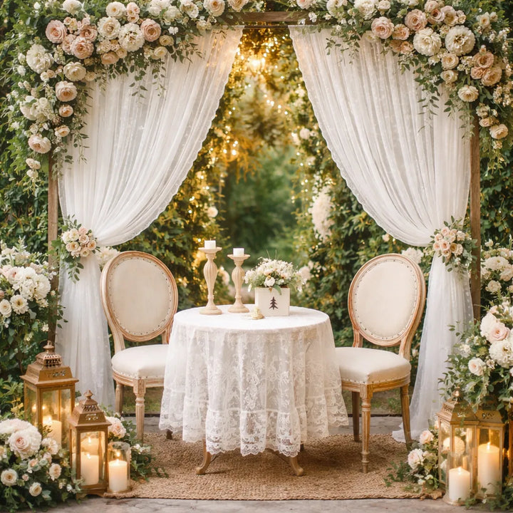 Rideau Mariage Champêtre