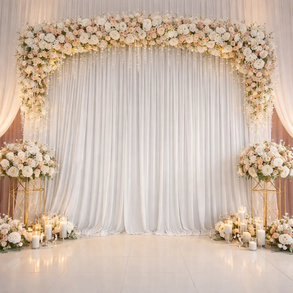 Rideau Mariage en Soie