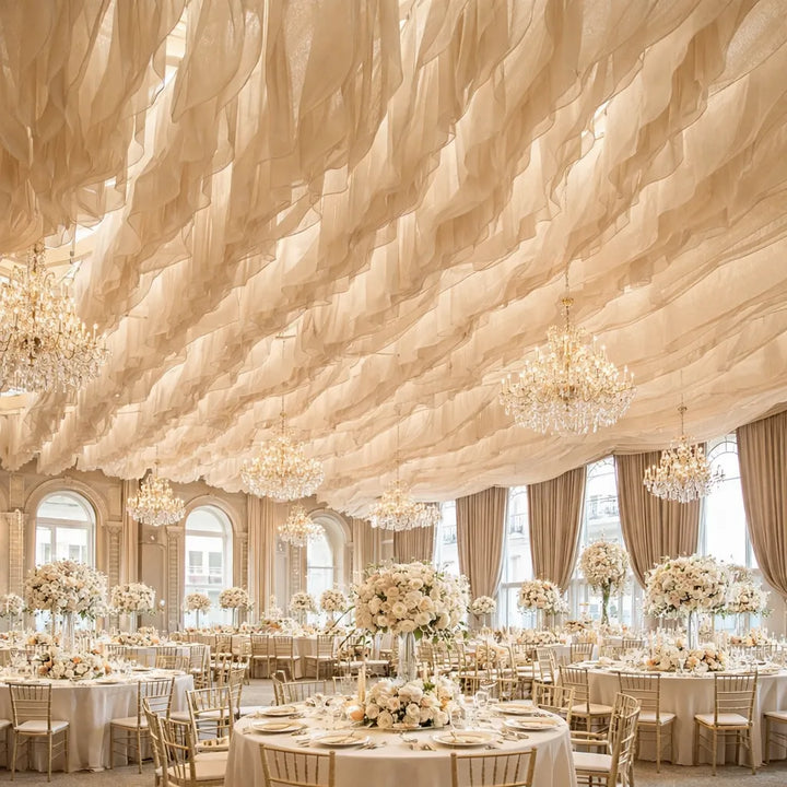 Rideau de Voilage plafond Champagne Original