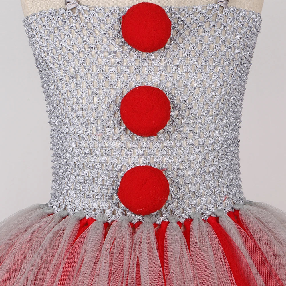 Robe Clown Design Fille léger