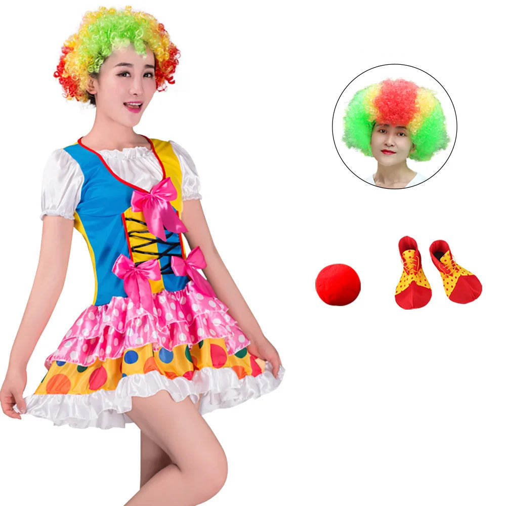 Robe Clown Femme Colorée Original