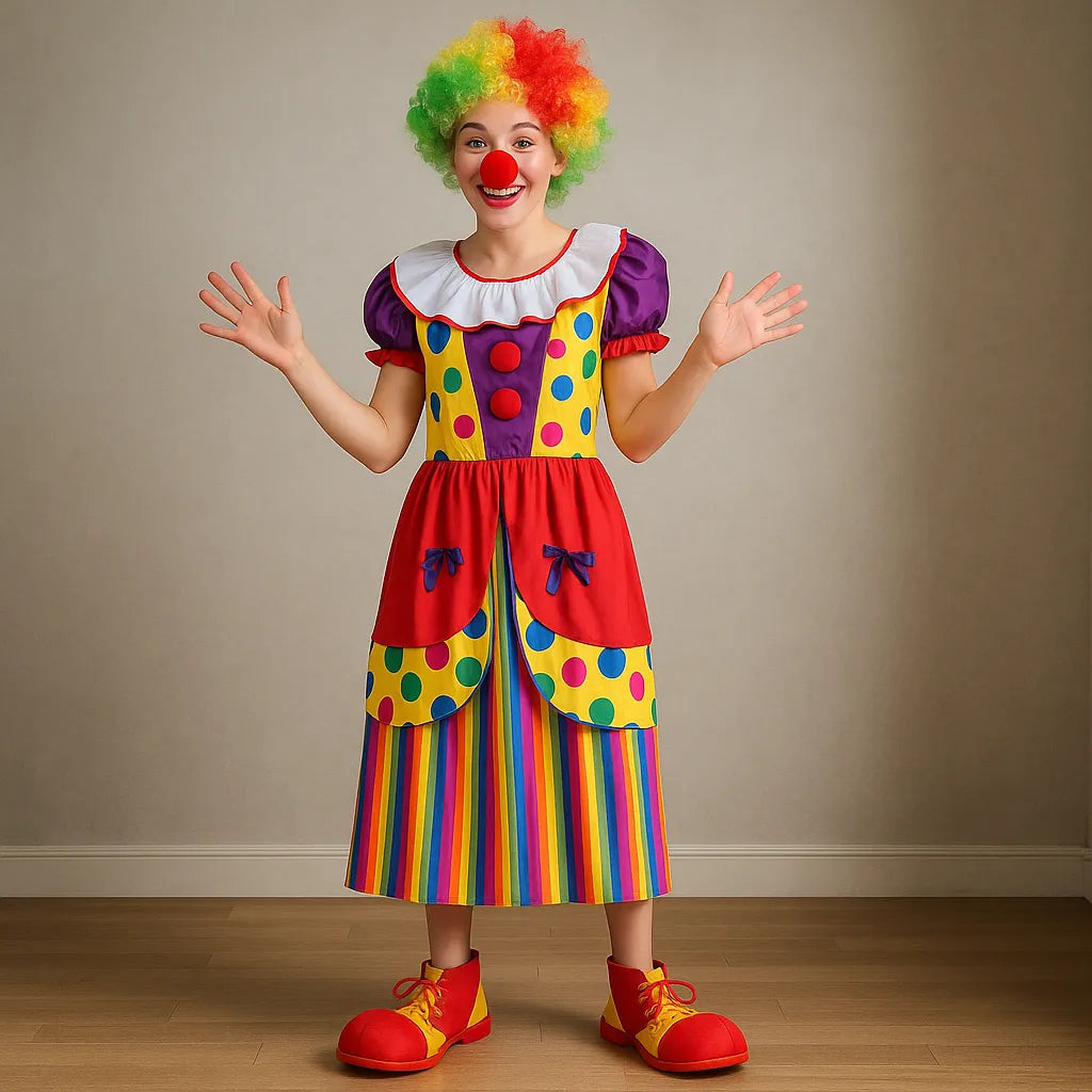 Robe Clown Femme Rétro