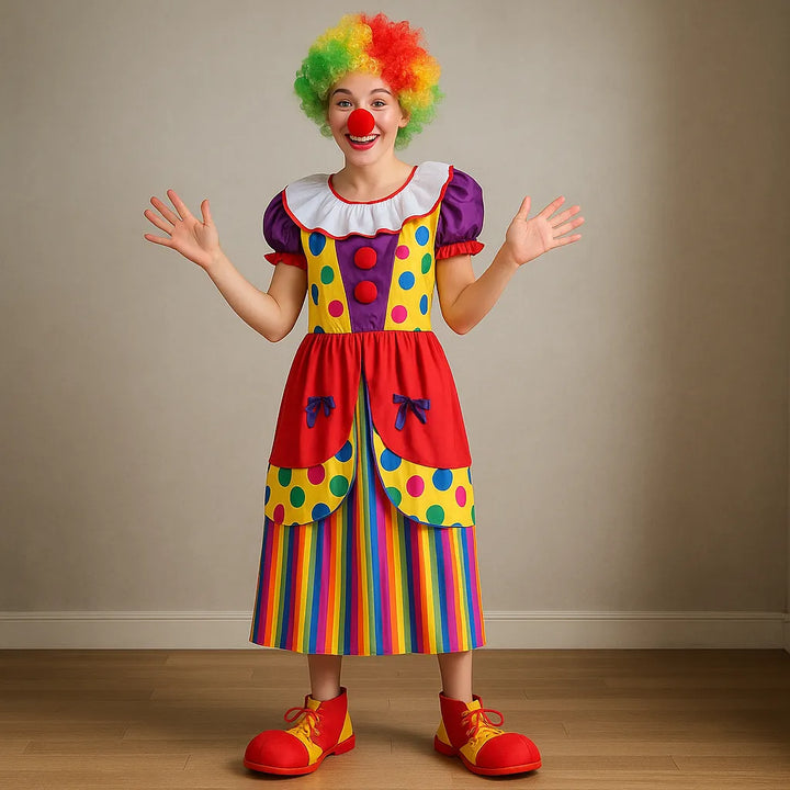 Robe Clown Femme Rétro