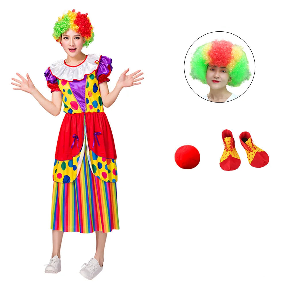 Robe Clown Femme Rétro Original