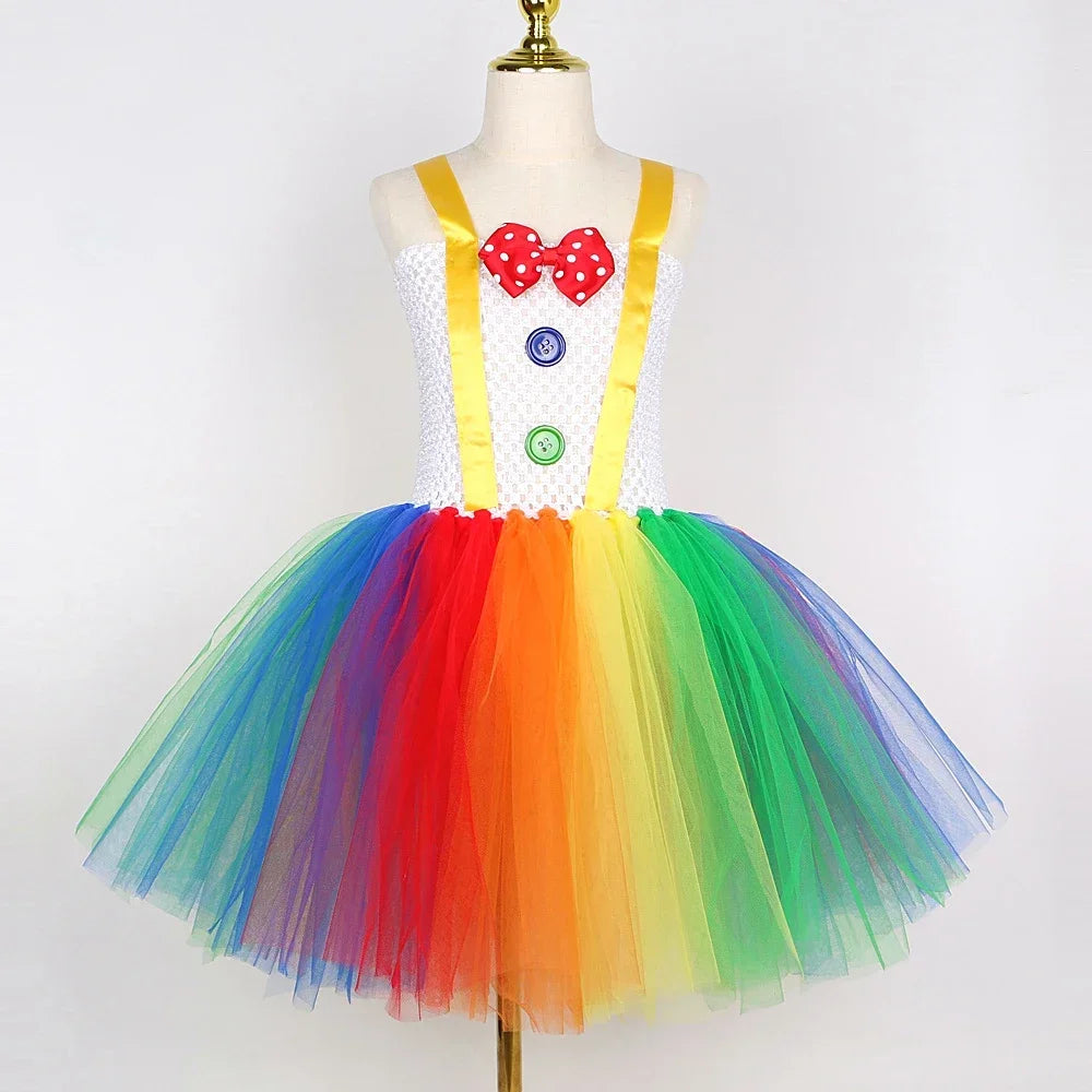 Robe Clown Fille Multicolore tendance