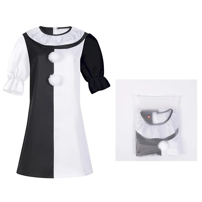Robe Clown Noir et Blanche Femme Design