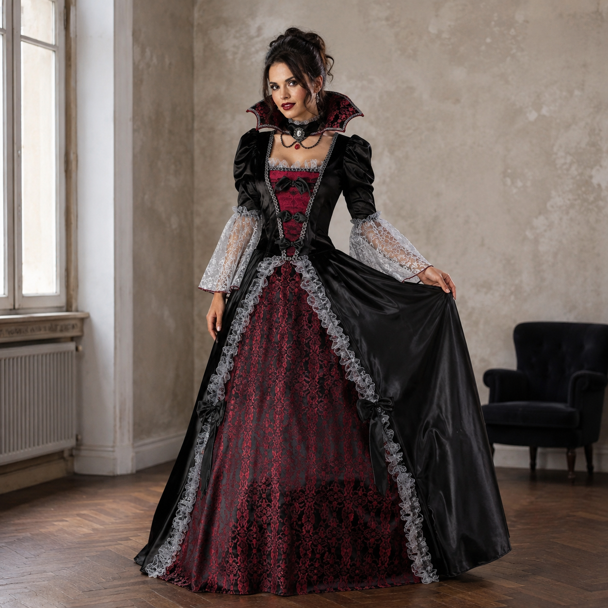 Robe Elégant Vampire Design