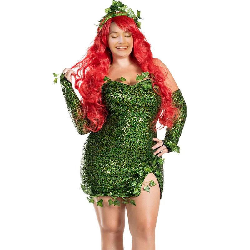 Robe Fée de Forêt Pailletée