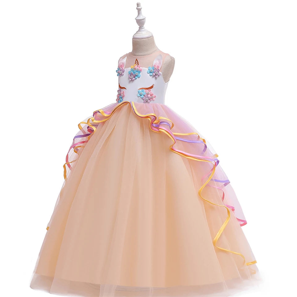 Robe Licorne Jaune Haut de Gamme de qualité