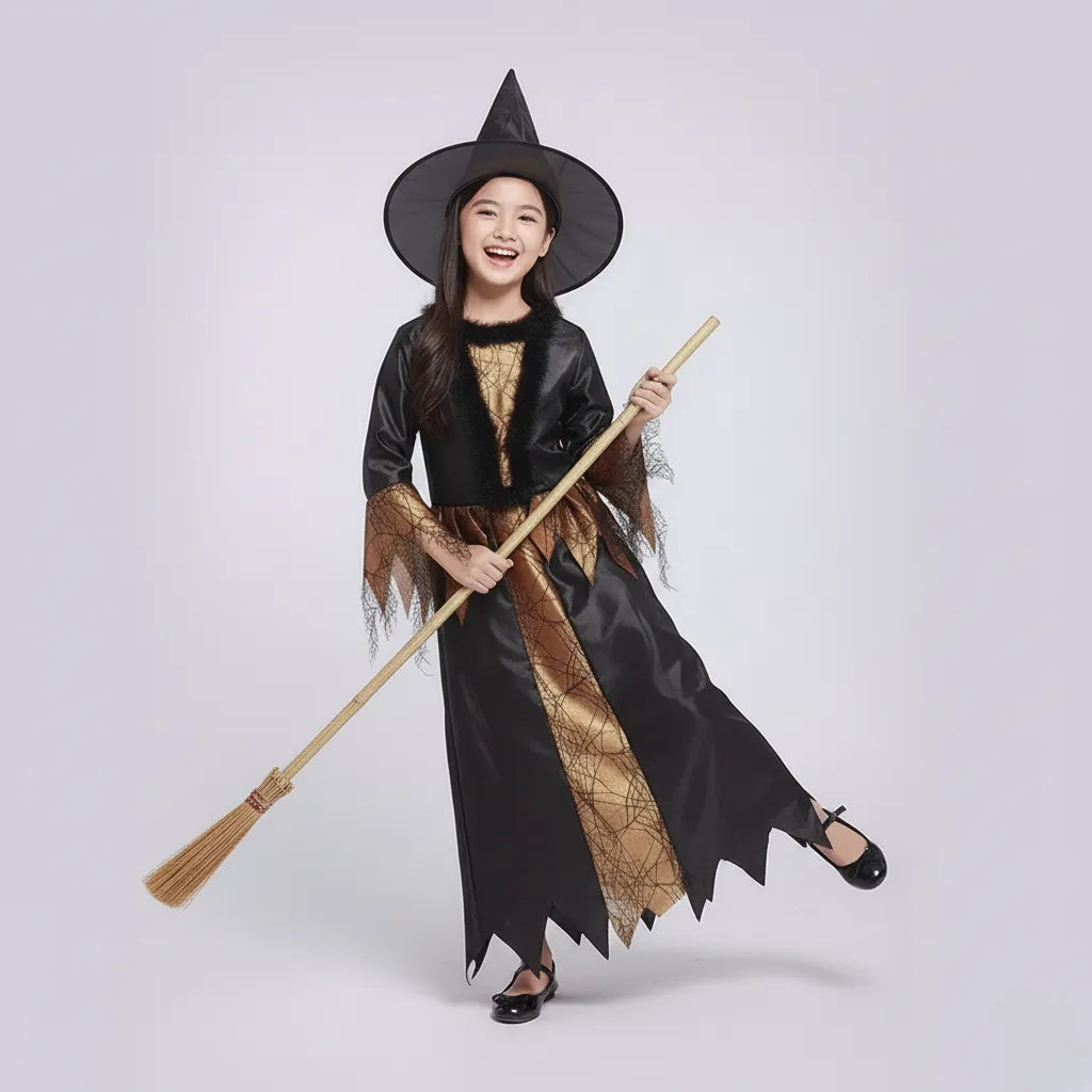Robe Longue Sorcière pour Fille
