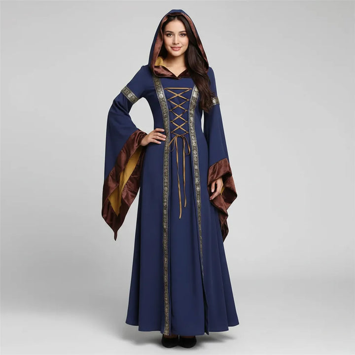 Robe Médiévale à Capuche