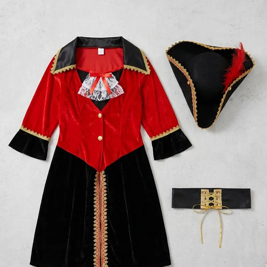 Robe Pirate à Fente Unique