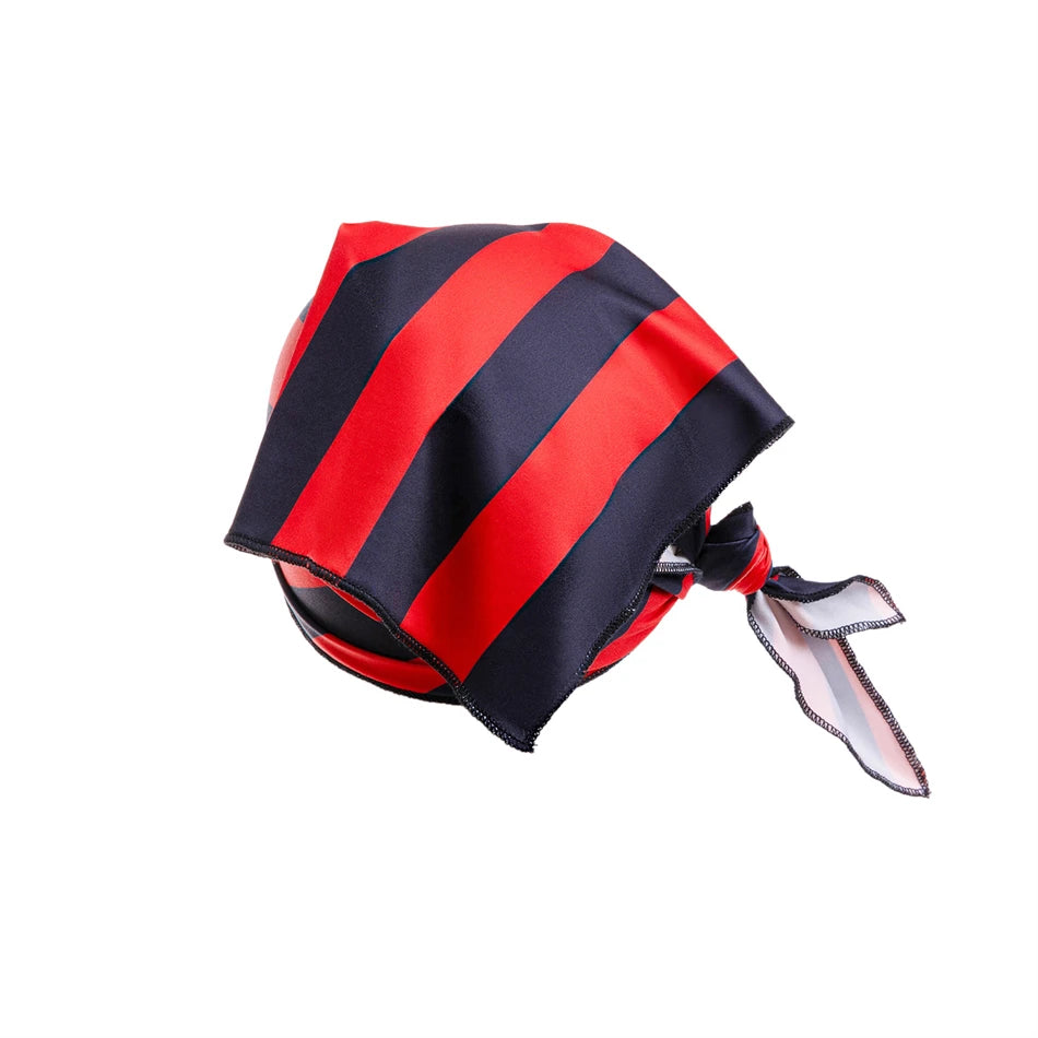 Robe Pirate avec Turban Rouge et Noir