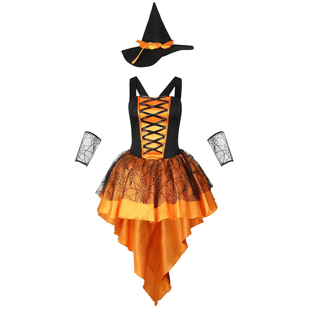 Robe Sorcière Design Orange Design