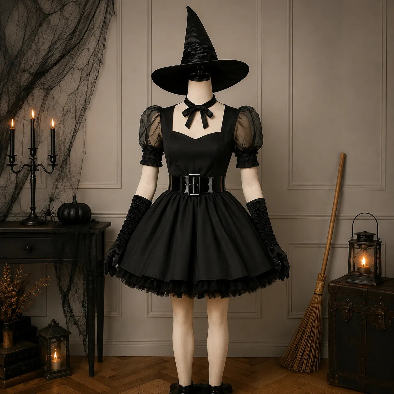 Robe Sorcière Noire Sexy classe