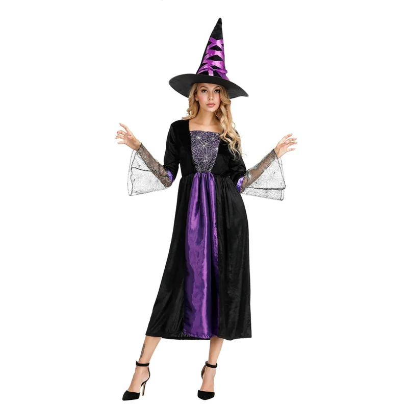 Robe Sorcière avec Chapeau