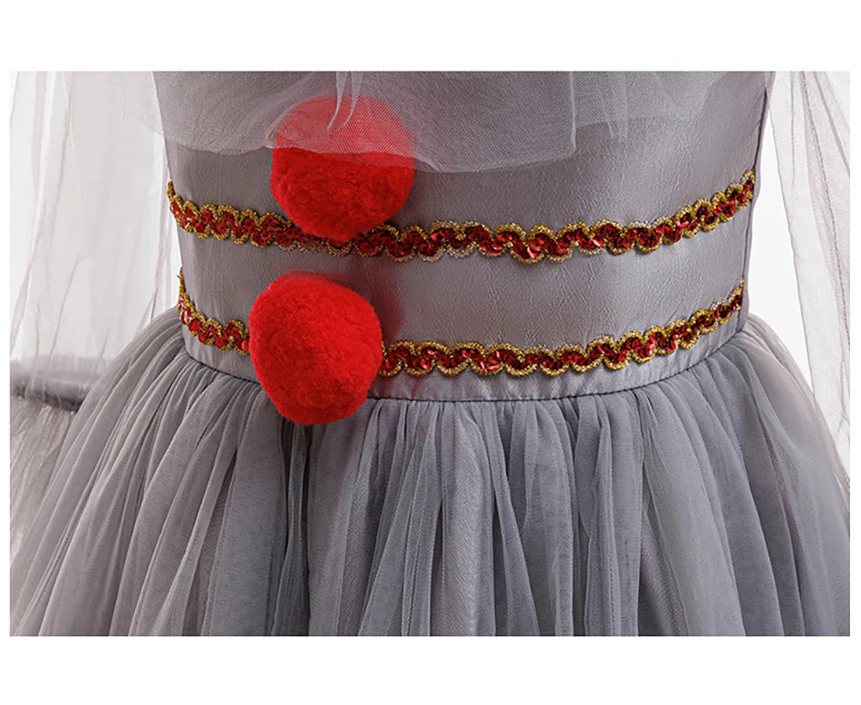 Robe Tutu Clown Grise