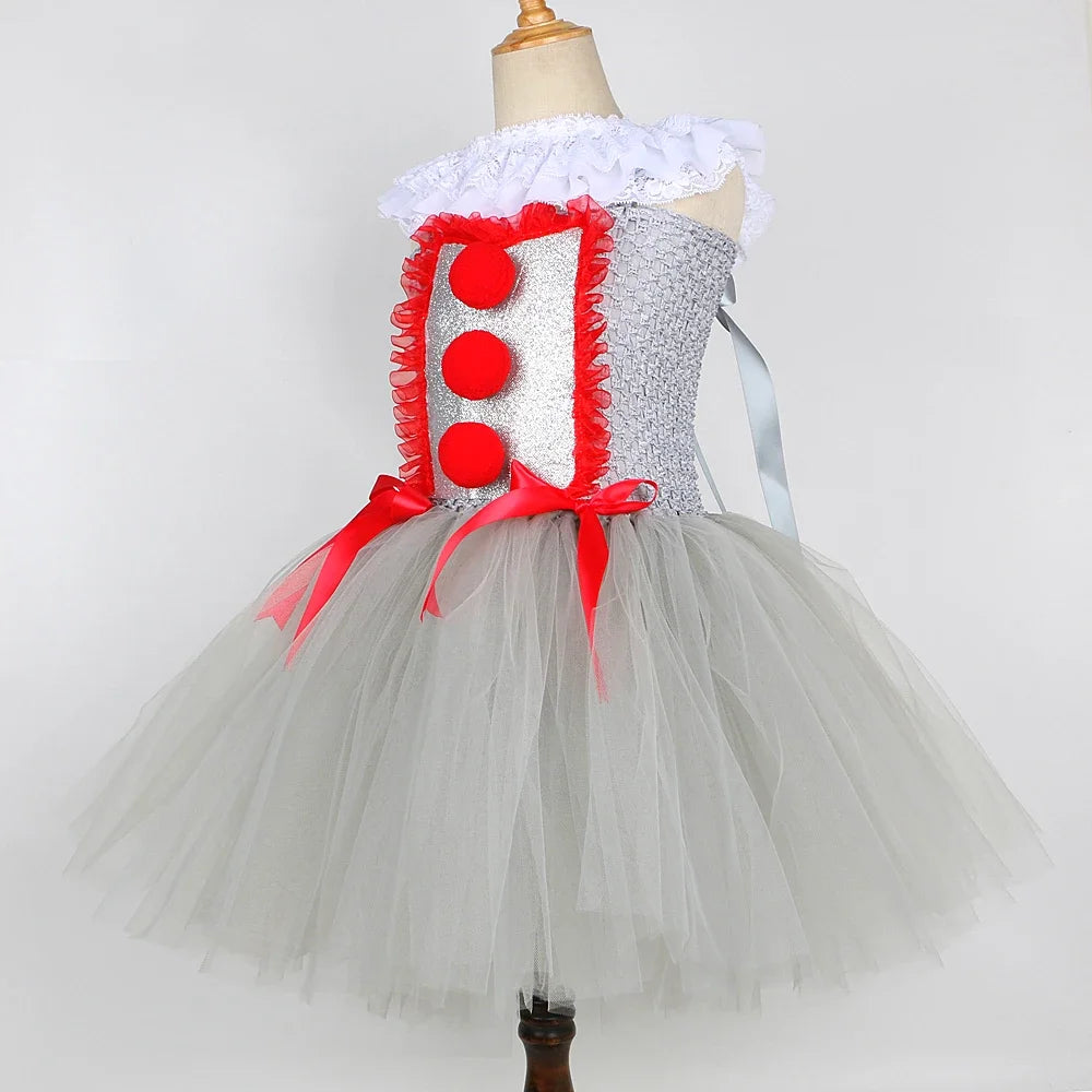 Robe Tutu Clown d’Horreur Accessoirisée léger