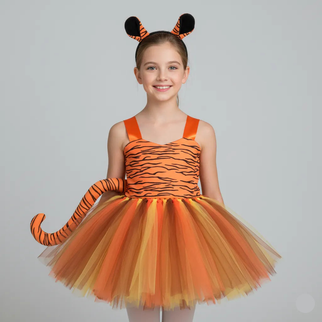 Robe Tutu Tigre Fille