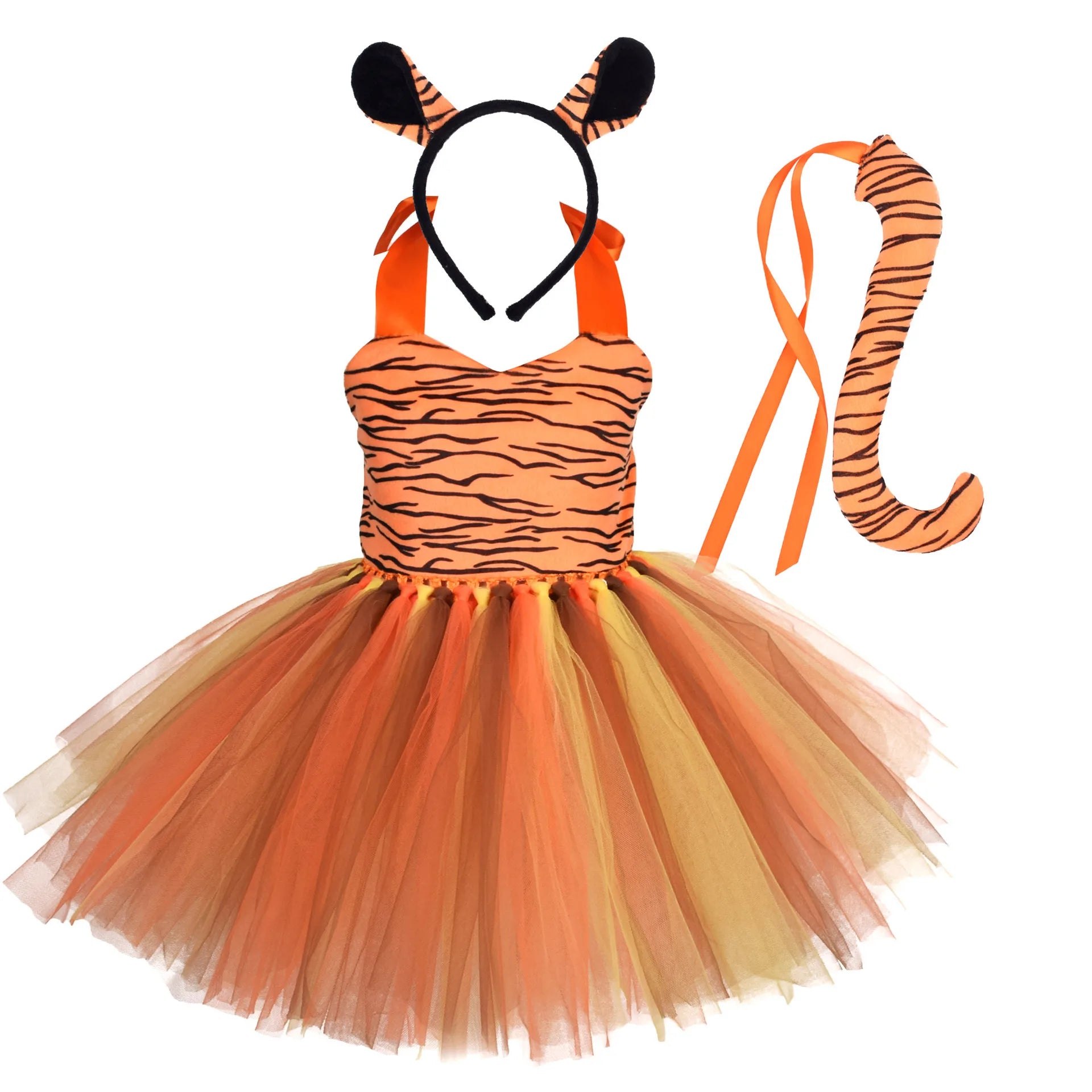 Robe Tutu Tigre Fille Originale