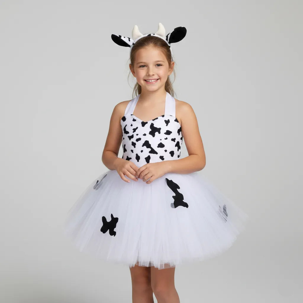 Robe Tutu Vache Fille