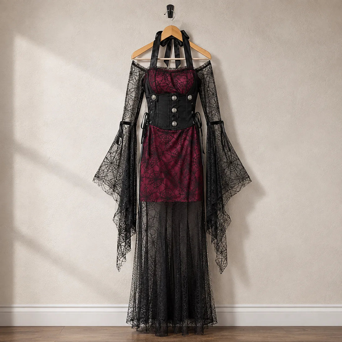 Robe Vampire Dentelle Femme Cool