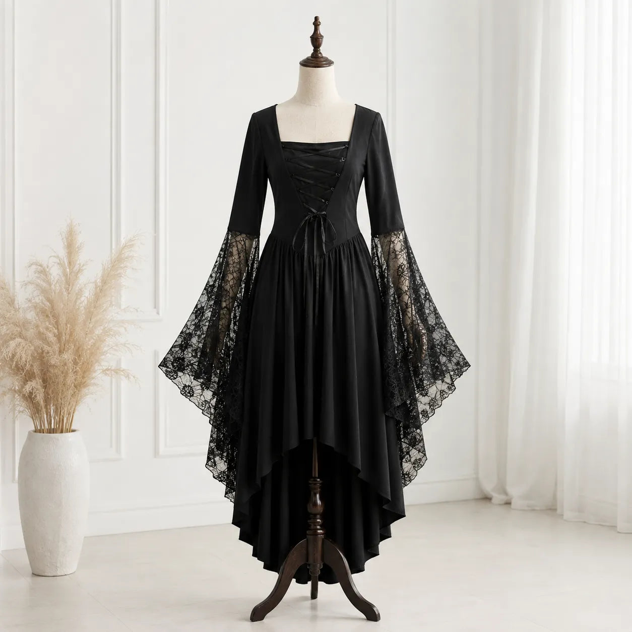 Robe Vampire Halloween Noire contemporaine
