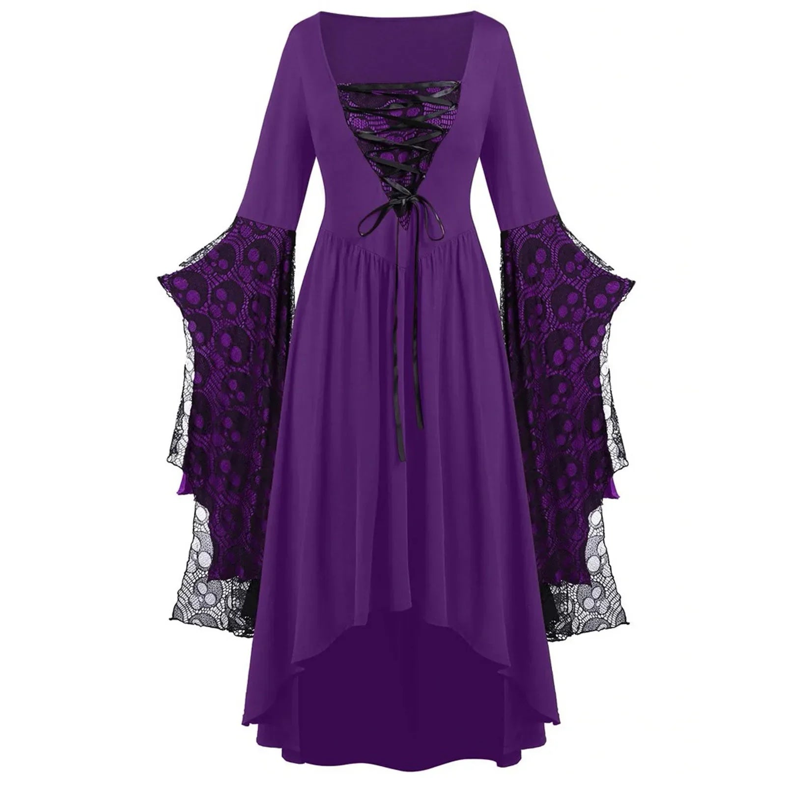 Robe Vampire Violette Stylée