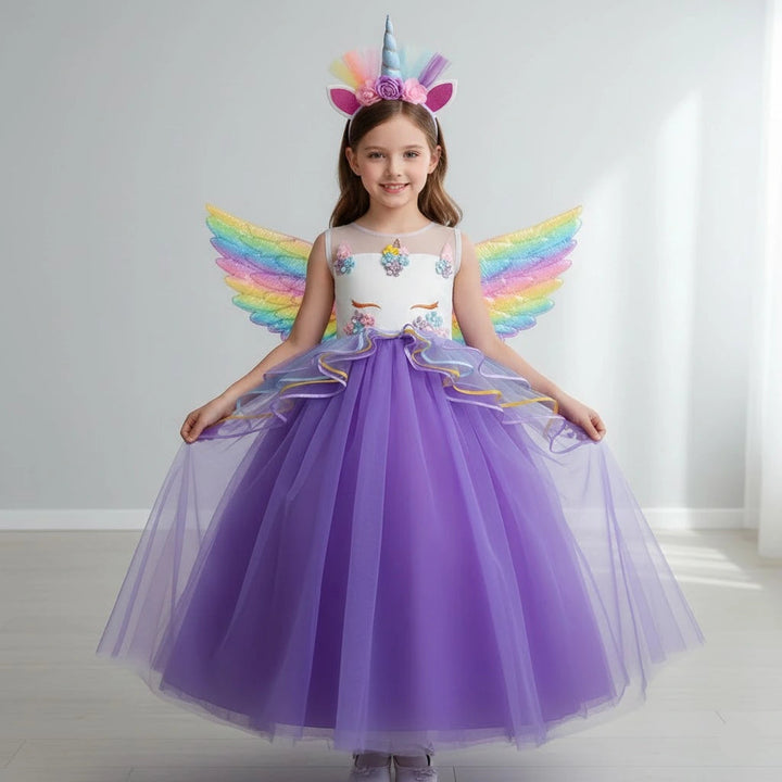 Robe Violette Licorne Raffinée