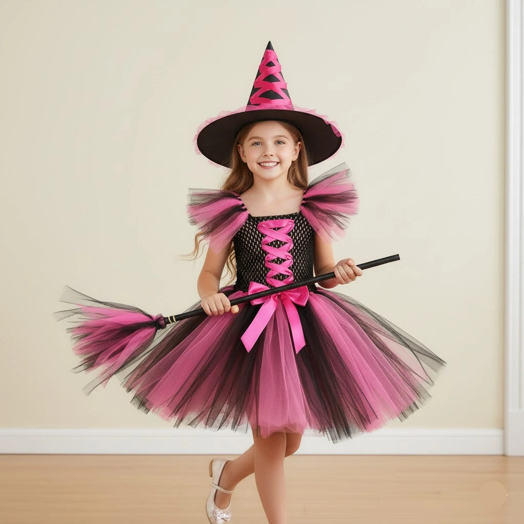 Robe de Carnaval Sorcière Drapée