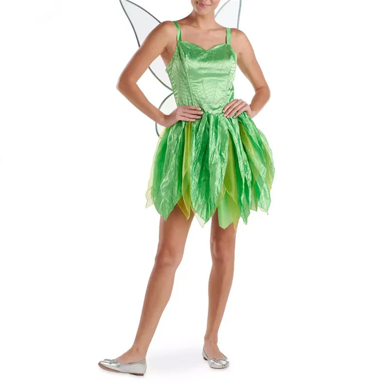 Robe de Fée Verte Stylée Clochette