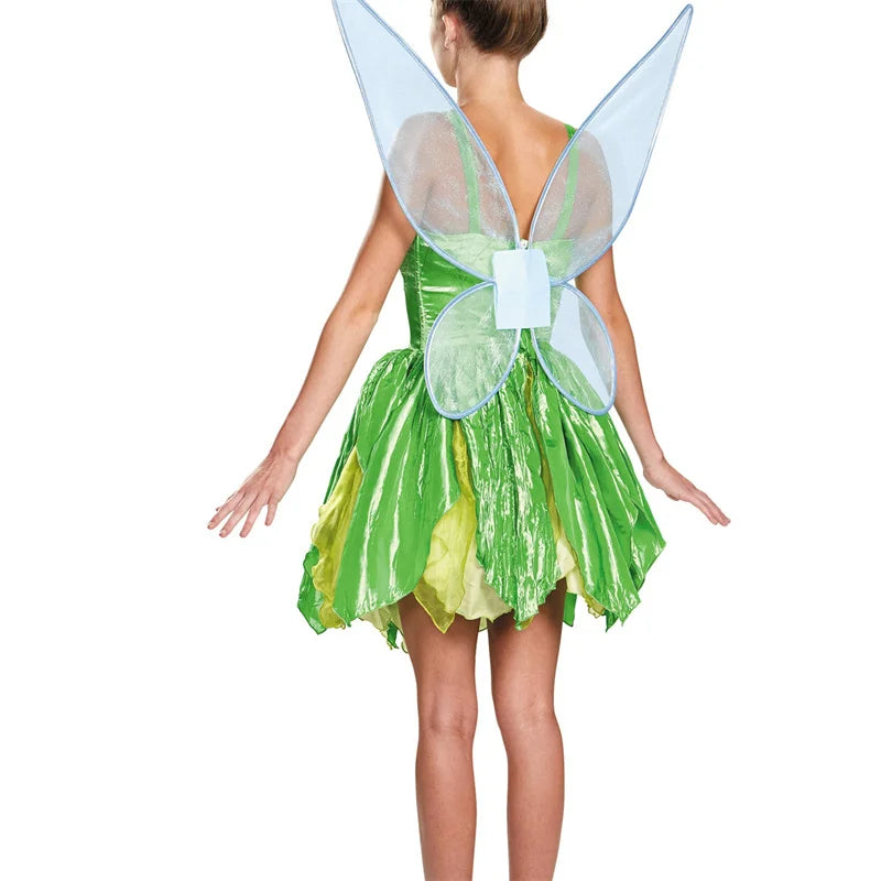 Robe de Fée Verte Stylée Dos