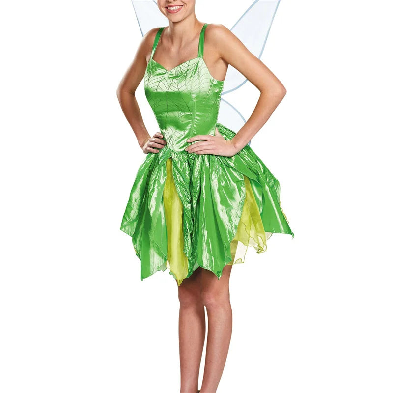 Robe de Fée Verte Stylée Fantaisie