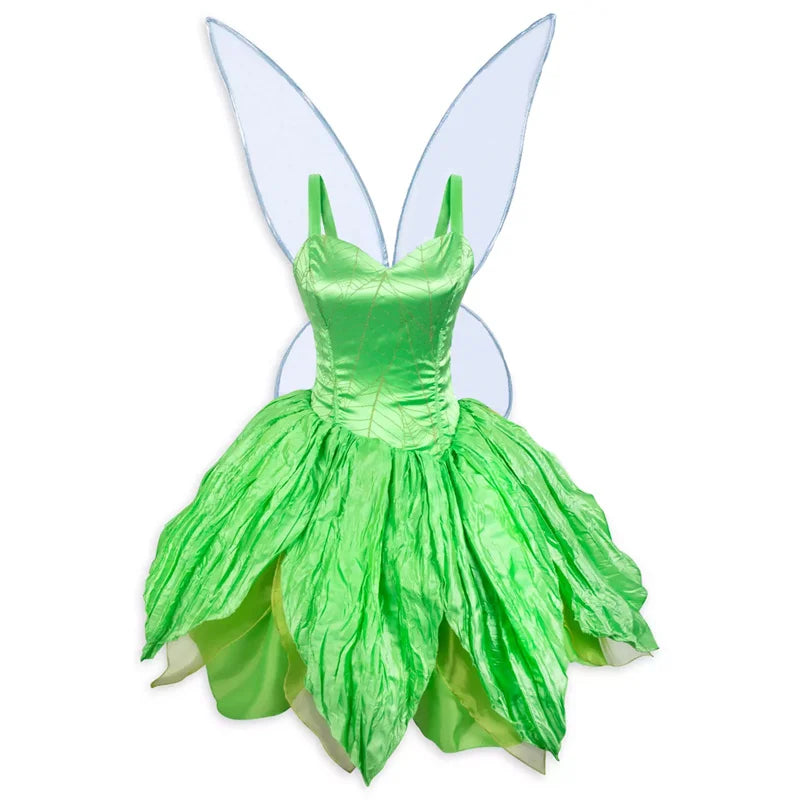 Robe de Fée Verte Stylée Robe et aile