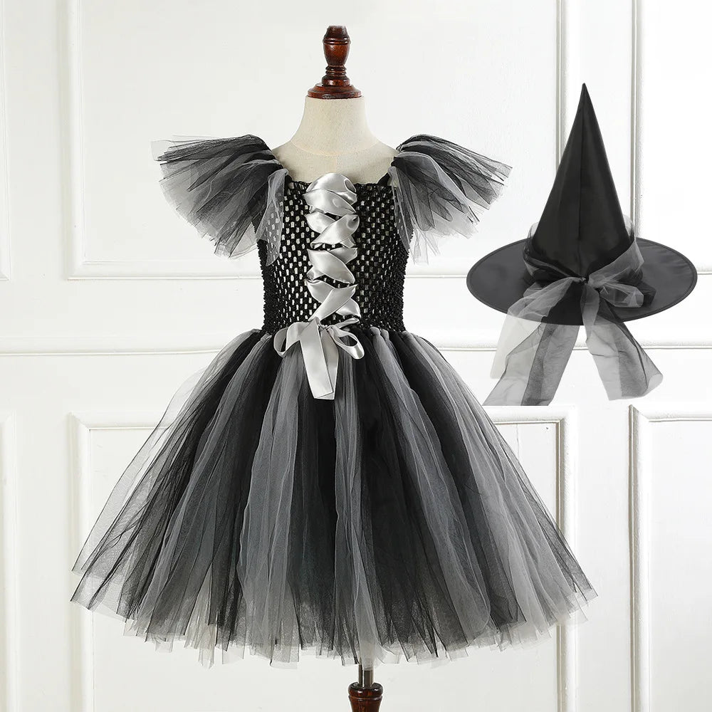 Robe de Sorcière Grise pour Fille stylé