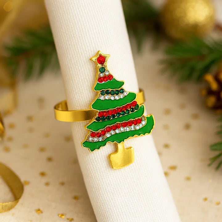 Rond de Serviette Arbre de Noël