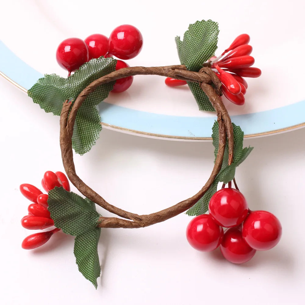 Rond de Serviette Baies Rouges