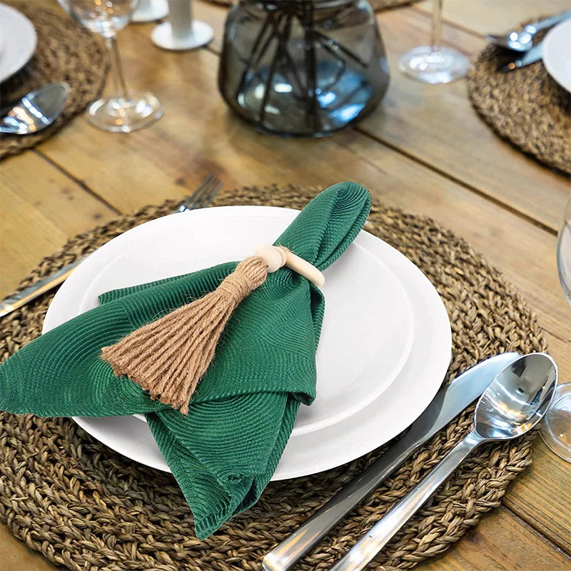 Rond de Serviette Boho à Franges