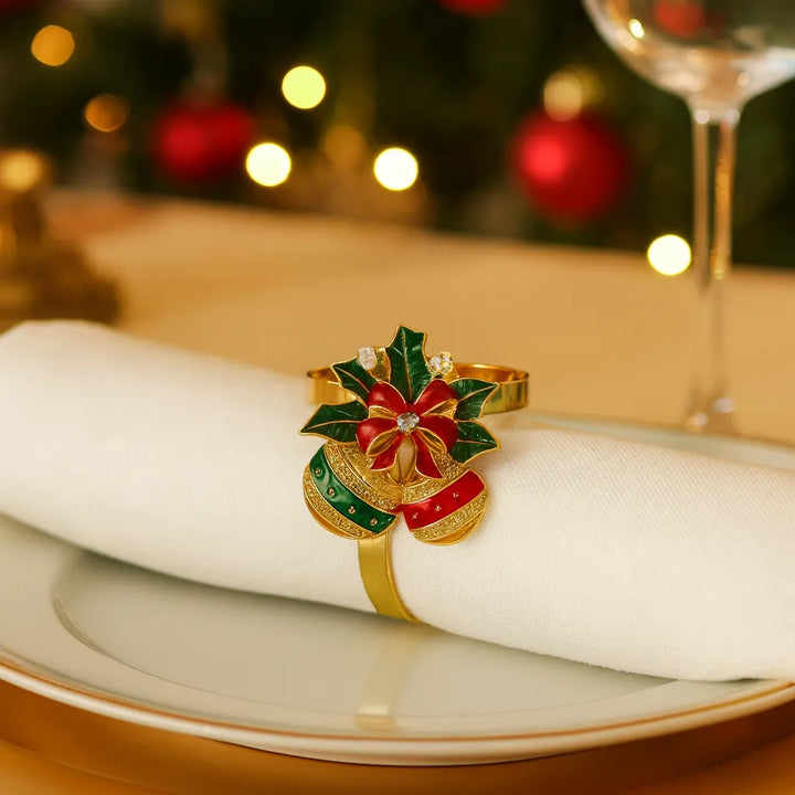 Rond de Serviette Boules de Noël