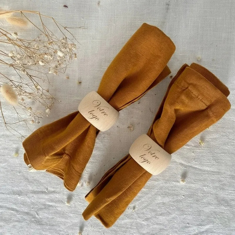 Rond de Serviette Mariage Personnalisé