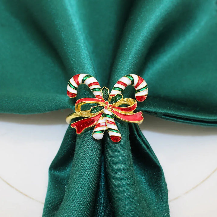 Rond de Serviette Noël Sucre d’Orge