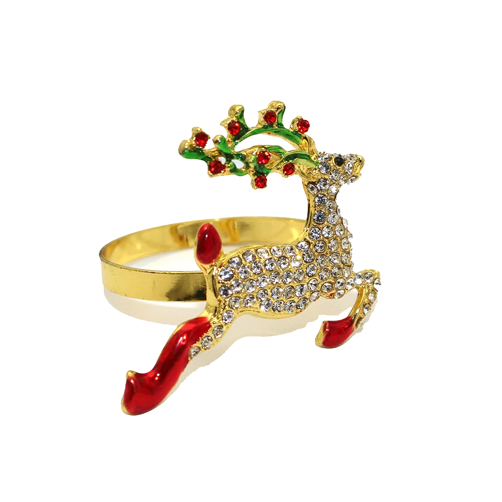Rond de Serviette Renne de Noël Original