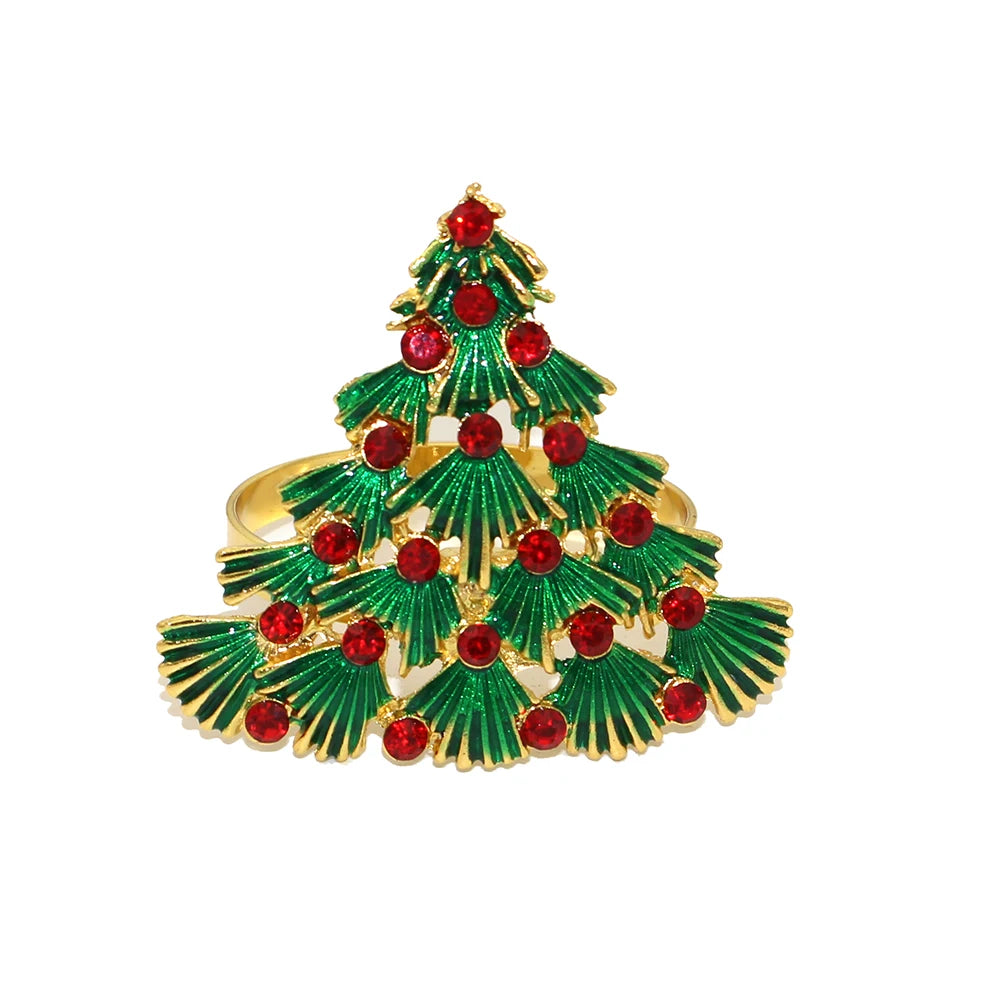 Rond de Serviette Sapin de Noël Design